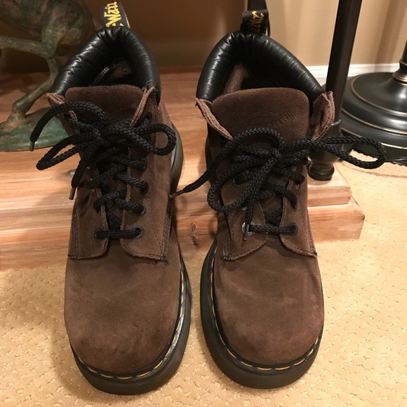 Brown suede dr martens Clearance